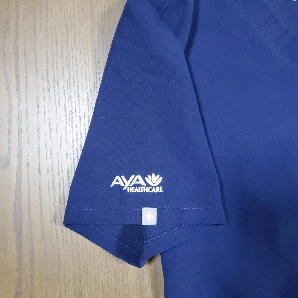 FIGS Technical Collection Womens Size S Top‎ Blue - Picture 5 of 8